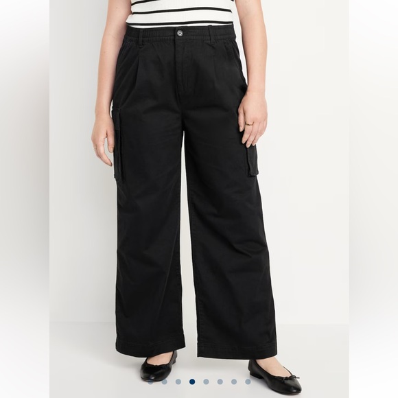 🖤Best Seller Extra High-Waisted Super Wide-Leg Cargo Pants - Picture 12 of 15